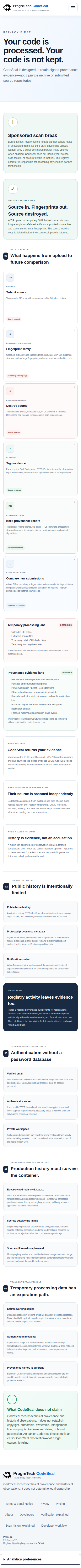 Actual mobile privacy explanation with corrected readable sponsor panel
